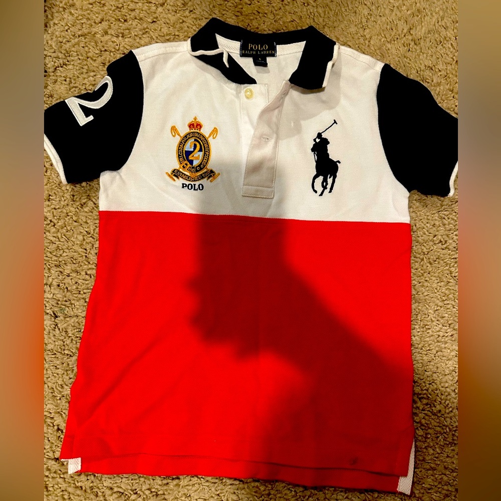 Polo Ralph Lauren Boys' Big Pony Polo with Patches - Little Kid